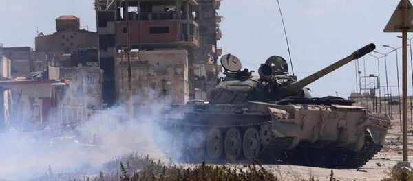 Tanque del Ejército Nacional de Libia (archivo) Tanque del Ejército Nacional de Libia (archivo) - Sputnik Mundo