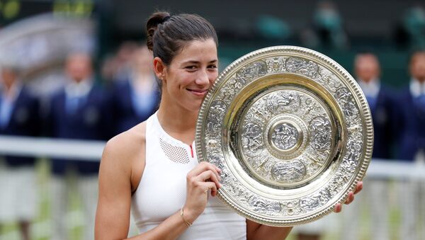 Garbine Muguruza, la ganadora de Wimbledon - Sputnik Mundo