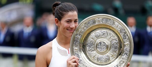 Garbine Muguruza, la ganadora de Wimbledon - Sputnik Mundo
