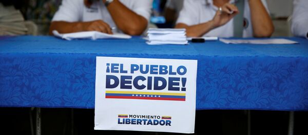 Un plebiscito opositor a la Asamblea Constituyente en Venezuela - Sputnik Mundo