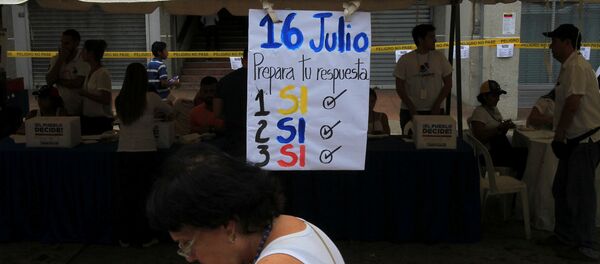 Consulta opositora en Venezuela - Sputnik Mundo