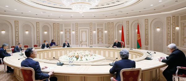 La reunión del Consejo de Cancilleres de la Organización del Tratado de Seguridad Colectiva (OTSC) en Minsk La reunión del Consejo de Cancilleres de la Organización del Tratado de Seguridad Colectiva (OTSC) en Minsk - Sputnik Mundo