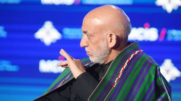 El expresidente afgano Hamid Karzai - Sputnik Mundo