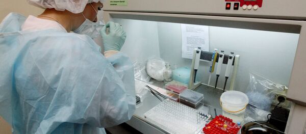 En un laboratorio de biología molecular En un laboratorio de biología molecular - Sputnik Mundo