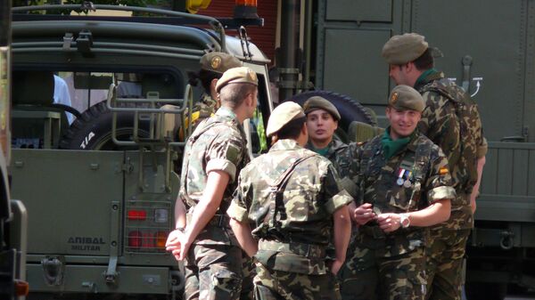 Los militares españoles (imagen referencial) - Sputnik Mundo