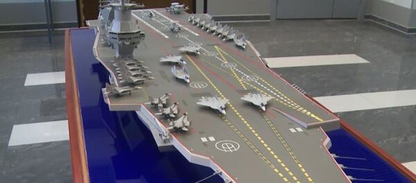 Maqueta del nuevo portaviones ruso - Sputnik Mundo