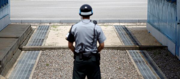 La frontera entre Corea del Sur y Corea del Norte - Sputnik Mundo