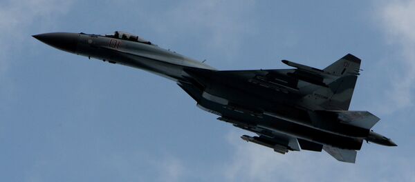 El avión Su-35S (archivo) - Sputnik Mundo