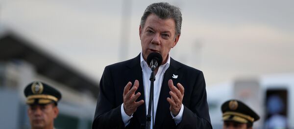 Juan Manuel Santos, presidente de Colombia Juan Manuel Santos, presidente de Colombia - Sputnik Mundo