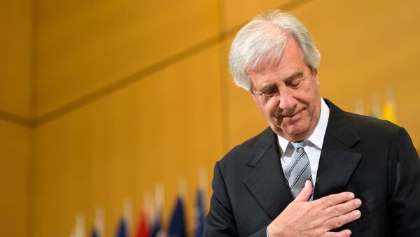 Tabaré Vázquez, presidente de Uruguay - Sputnik Mundo