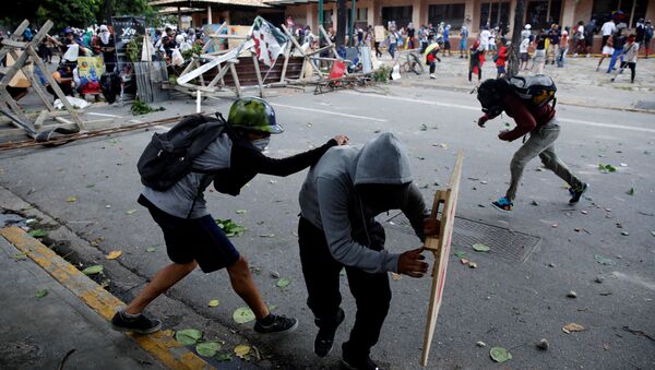 Protesta contra Asamblea Nacional Constituyente en Venezuela - Sputnik Mundo