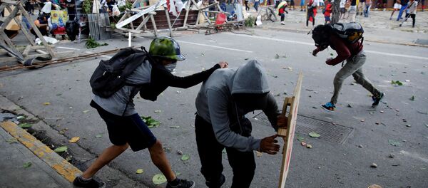 Protesta contra Asamblea Nacional Constituyente en Venezuela - Sputnik Mundo