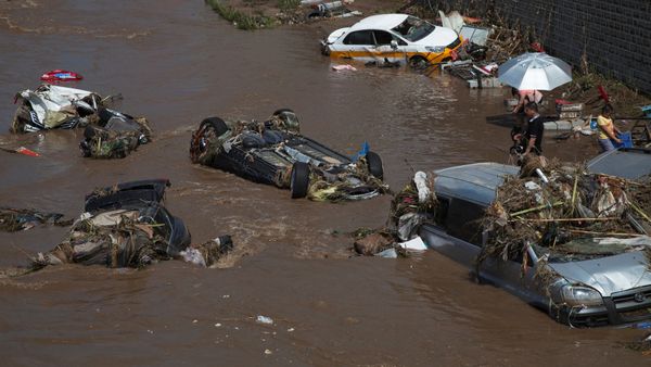 Consecuencias de inundaciones en China Consecuencias de inundaciones en China - Sputnik Mundo