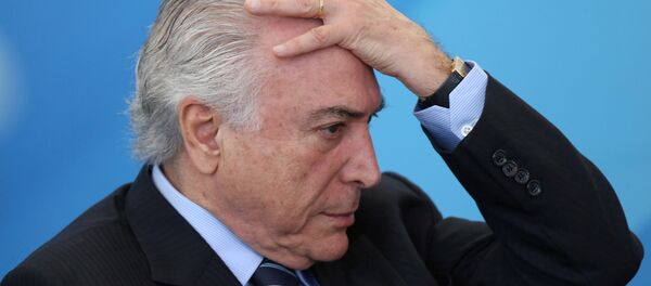 Michel Temer, presidente de Brasil - Sputnik Mundo