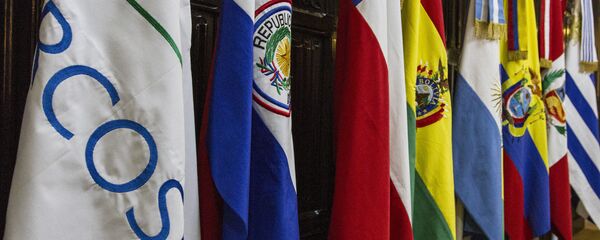 Banderas de los países miembros del Mercosur - Sputnik Mundo
