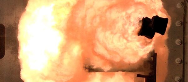 Un cañón de riel estadounidense (archivo) - Sputnik Mundo