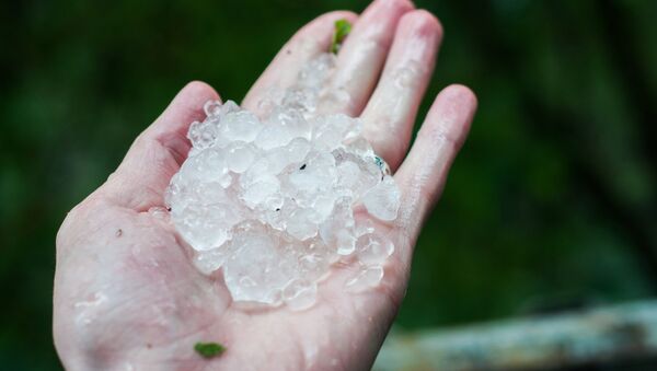 Granizo (imagen referencial) - Sputnik Mundo