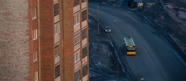Un autobús en Norilsk - Sputnik Mundo