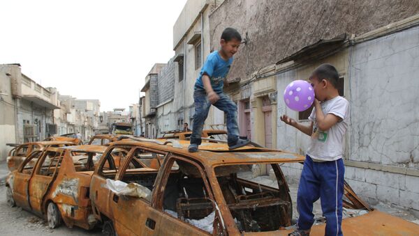 Niños iraquíes (archivo) - Sputnik Mundo