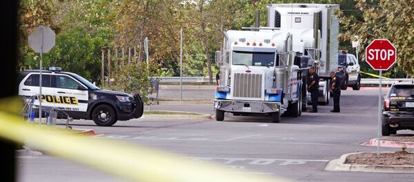 El camión con los cuerpos El camión con los cuerpos - Sputnik Mundo