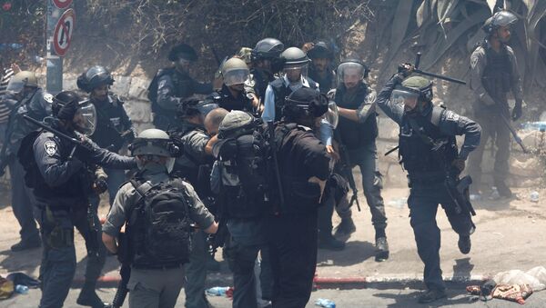 Choques en Jerusalén Choques en Jerusalén - Sputnik Mundo