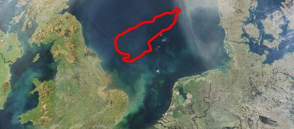 El Banco Dogger situado en la zona central del mar del Norte, a 100 km de la costa de Gran Bretaña - Sputnik Mundo