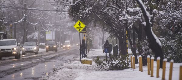 Nevadas en Chile - Sputnik Mundo
