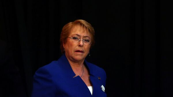 Michelle Bachelet, presidenta de Chile - Sputnik Mundo