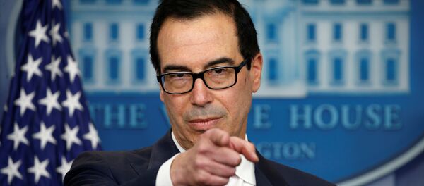 El Secretario del Tesoro de los Estados Unidos, Steve Mnuchin El Secretario del Tesoro de los Estados Unidos, Steve Mnuchin - Sputnik Mundo