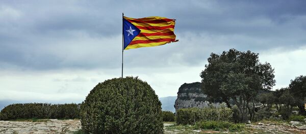 La bandera independista de Cataluña - Sputnik Mundo