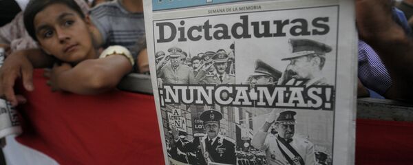 Una demostración en conmemoración de la caída de la dictadura de Alfredo Stroessner en Asunción, Paraguay (archivo) - Sputnik Mundo
