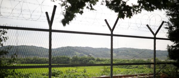 Frontera entre Corea del Norte y Corea del Sur Frontera entre Corea del Norte y Corea del Sur - Sputnik Mundo