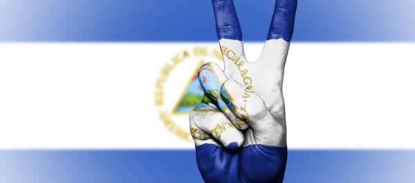 La bandera de Nicaragua (imagen referencial) - Sputnik Mundo