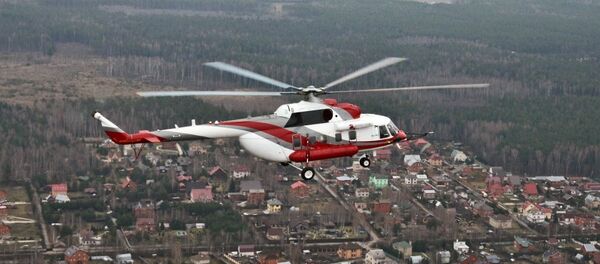El helicóptero Mi-171A2 durante un vuelo de pruebas - Sputnik Mundo