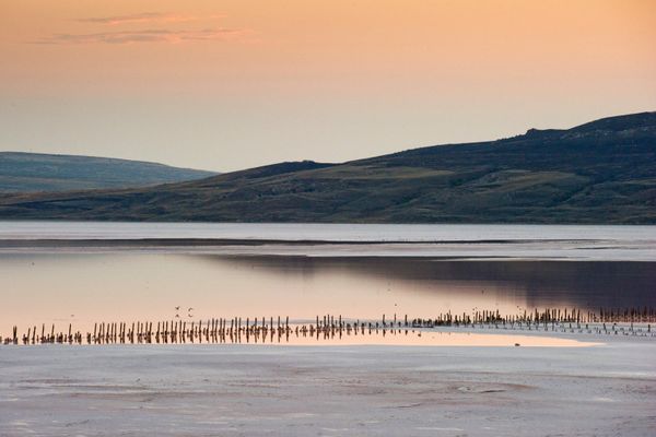 El lago Chokrak: así es el lodo curativo de Crimea - Sputnik Mundo