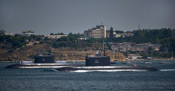 Submarinos de la Flota rusa del Mar Negro en Sebastopol Submarinos de la Flota rusa del Mar Negro en Sebastopol - Sputnik Mundo