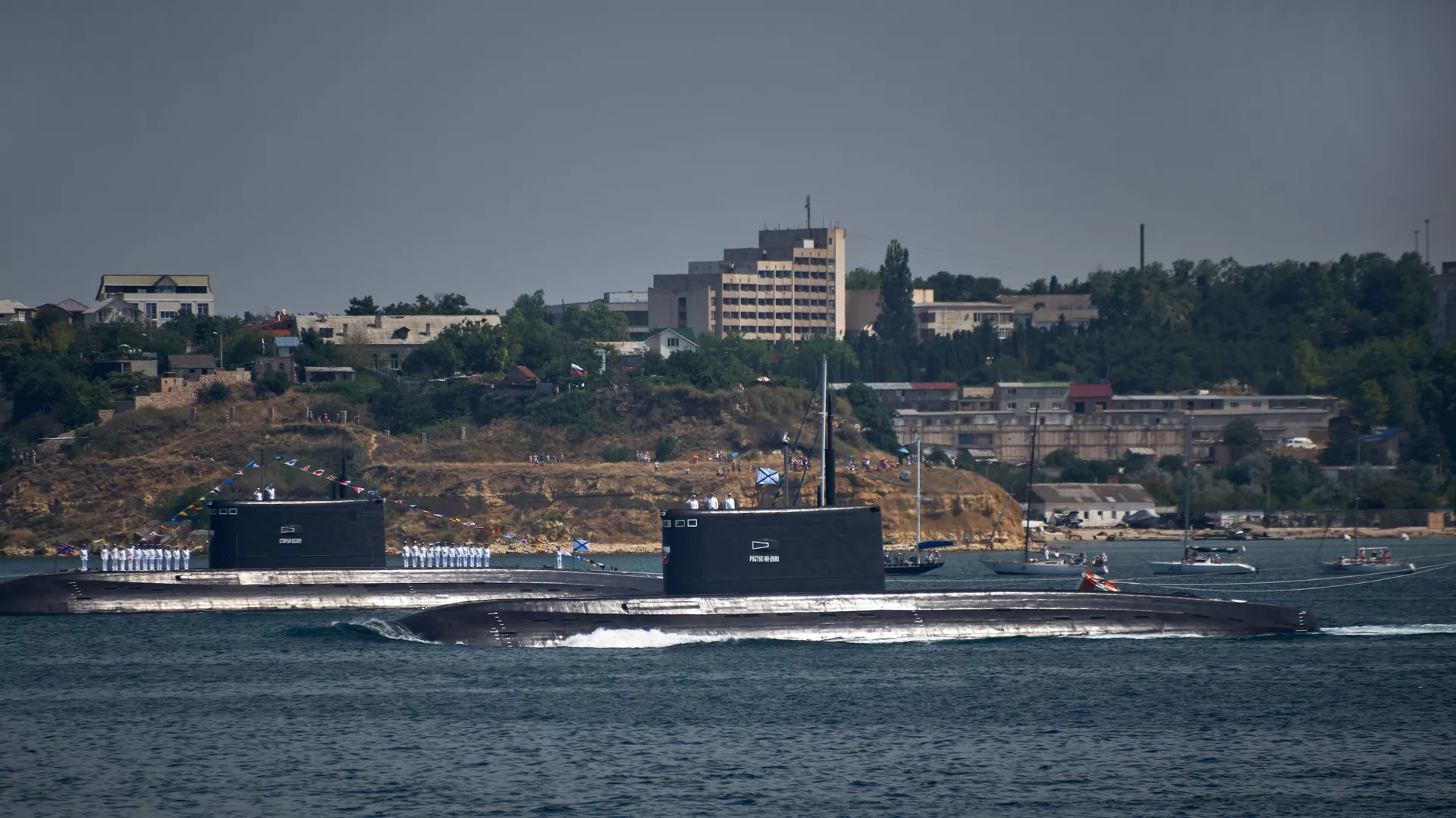 Submarinos de la Flota rusa del mar Negro en Sebastopol