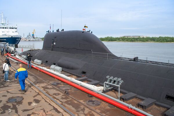 El submarino Severodvinsk, del proyecto Yasen - Sputnik Mundo
