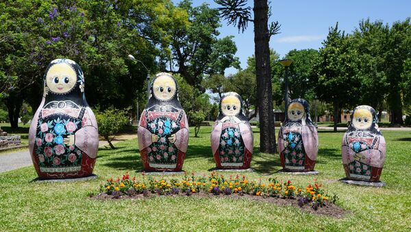 La plaza principal de San Javier, Uruguay - Sputnik Mundo