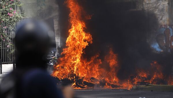 Violencia en Venezuela - Sputnik Mundo