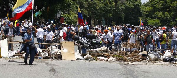 Manifestaciones en Venezuela - Sputnik Mundo