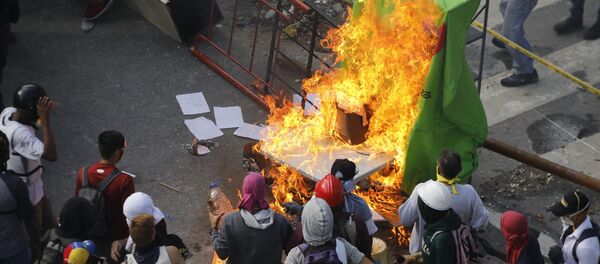 Manifestaciones en Venezuela - Sputnik Mundo