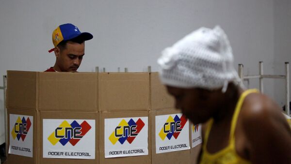 Votación en Venezuela (archivo) - Sputnik Mundo