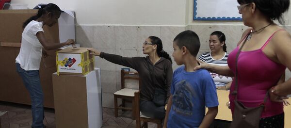 La votación en Venezuela - Sputnik Mundo