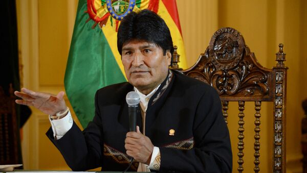 Evo Morales, presidente de Bolivia (archivo) - Sputnik Mundo