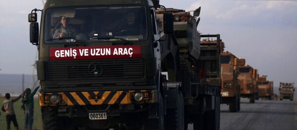 Las tropas turcas en Siria (archivo) - Sputnik Mundo