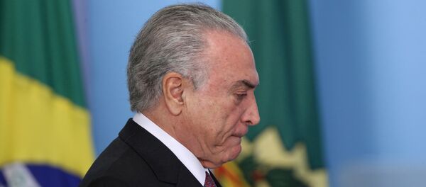 Michel Temer, presidente de Brasil - Sputnik Mundo