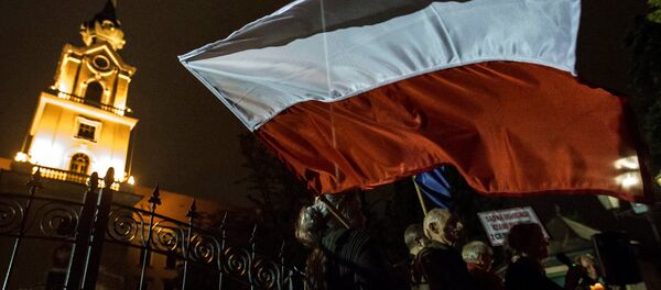Protestas en la ciudad de Rzeszów, Polonia - Sputnik Mundo