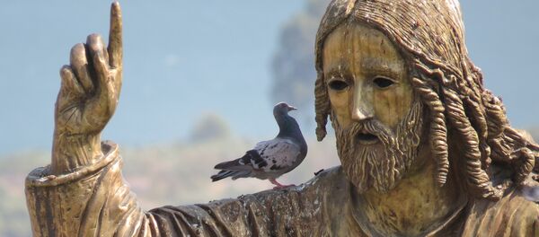 Una escultura de Jesús (una imagen referencial) - Sputnik Mundo