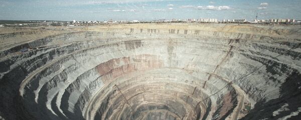 Mina de diamantes, imagen referencial - Sputnik Mundo